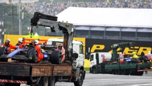 Both Williams' drivers had massive shunts across the race weekend in Brazil