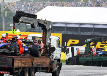 Both Williams' drivers had massive shunts across the race weekend in Brazil