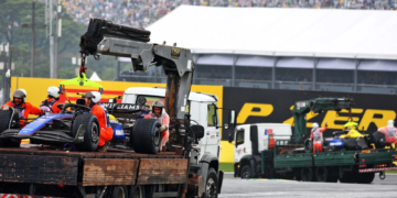 Both Williams' drivers had massive shunts across the race weekend in Brazil