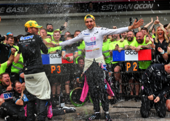 Esteban Ocon and Pierre Gasly scored Alpine a double podium in Brazil