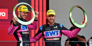 Flavio Briatore said 'experience counts' after Alpine scored a double podium in Brazil