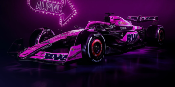 Alpine is returning to an all pink livery for the F1 Las Vegas GP