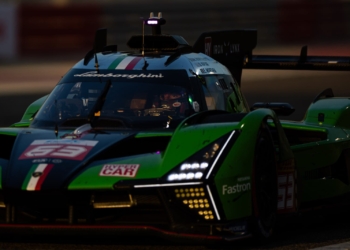 Lamborghini ran one car at each WEC round apart from Le Mans with both the WEC and IMSA cars