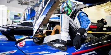 Frederik Vesti co-piloted the #2 Cadillac V-Series.R with Earl Bamber