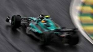 Fernando Alonso said the Aston Martin AMR24 felt like it had the 'handbrake' on in the Brazil GP
