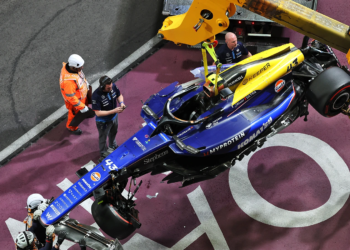 Franco Colapinto suffered a 50G impact in his Williams during the Las Vegas GP qualifying session