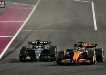 George Russell questioned some 'sketchy' defence by Oscar Piastri in the Qatar Sprint