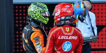 Lando Norris and Charles Leclerc are fighting for best of the rest