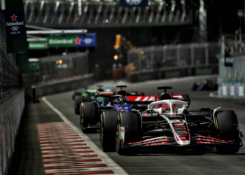 George Russell started the 2024 F1 Las Vegas Grand Prix from pole position