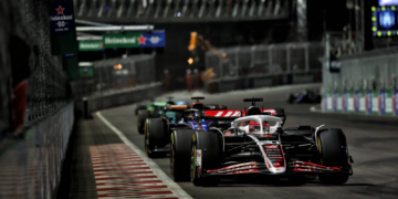 George Russell started the 2024 F1 Las Vegas Grand Prix from pole position