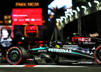 Lewis Hamilton headed both the opening practice hours in Las Vegas