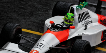 Lewis Hamilton said driving Ayrton Senna's McLaren was the 'greatest honour of my career'