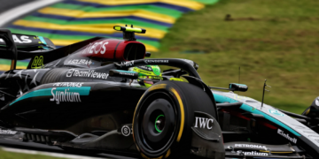 Fans will have the chance to put their names on Lewis Hamilton's Mercedes W15 in Abu Dhabi