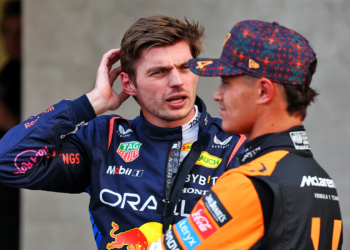 Max Verstappen said it was 'different' to race 'friend' Lando Norris for the title