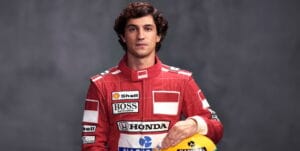 Gabriel Leone as Aryton Senna for Netflix