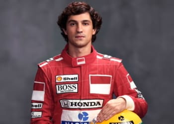 Gabriel Leone as Aryton Senna for Netflix