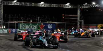 Las Vegas GP race start