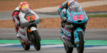 David Alonso wins a close fought Malaysian Moto3 race