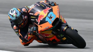 Celestino Vietti wins the Malaysian Moto2 race