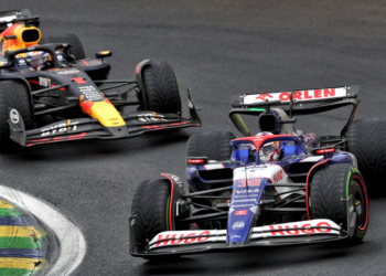 Liam Lawson is being linked with a move to partner Max Verstappen at Red Bull