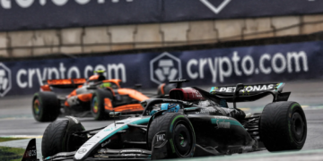 Mercedes has explained the call to overrule George Russell in Brazil