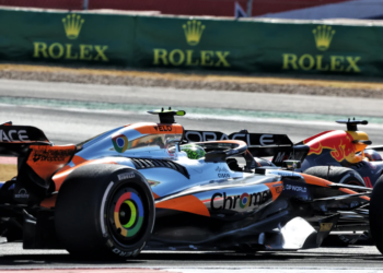 Lando Norris avoided contact with Max Verstappen during the United States GP