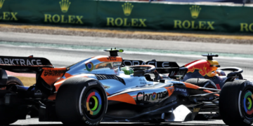 Lando Norris avoided contact with Max Verstappen during the United States GP