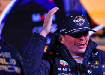 Max Verstappen was crowned F1 champion in Las Vegas