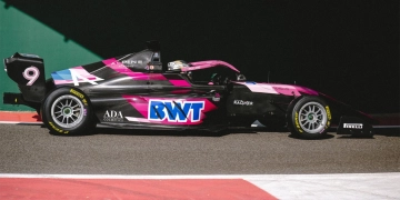 Abbi Pulling took victory in F1 Academy Race 1 in Abu Dhabi