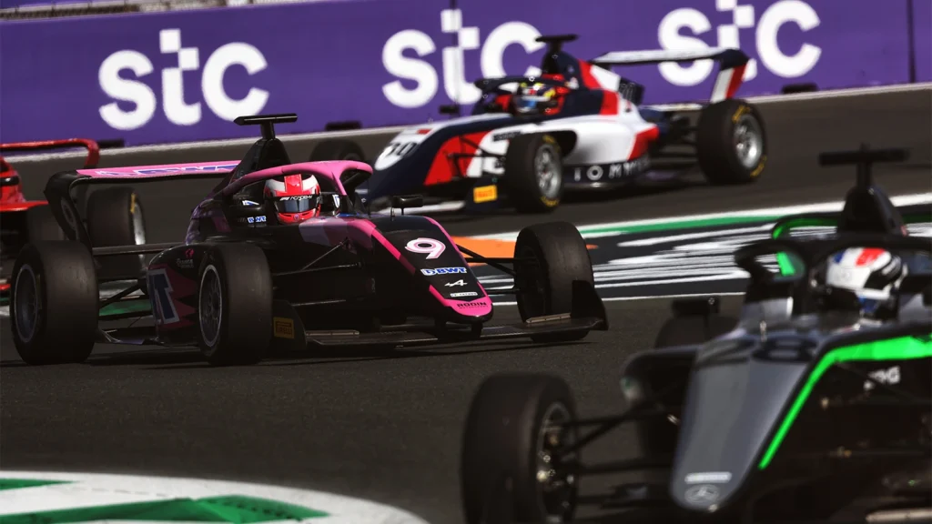 Abbi Pulling had a fire lit from the F1 Academy season opener in Jeddah