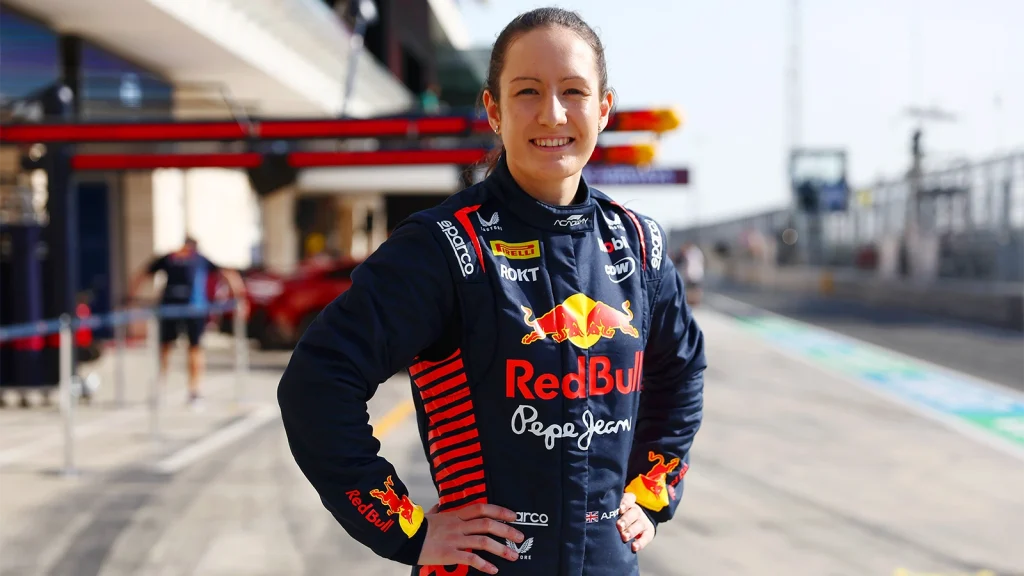 Alisha Palmowski has signed with Red Bull for the 2025 F1 Academy campaign