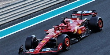 Charles Leclerc was quickest in the Abu Dhabi post-season test for Ferrari