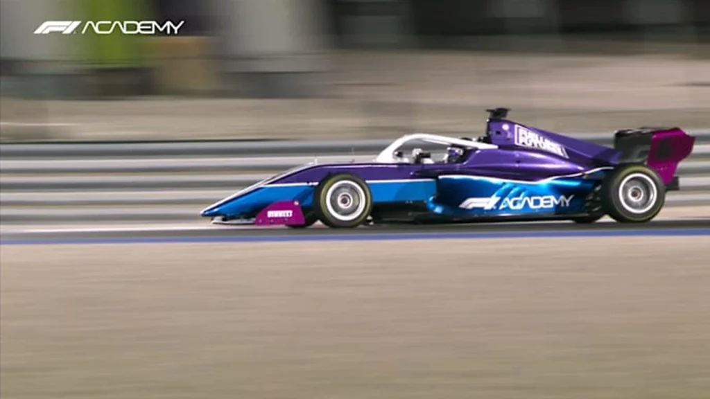 Alisha Palmowski made an F1 Academy wildcard debut in Qatar