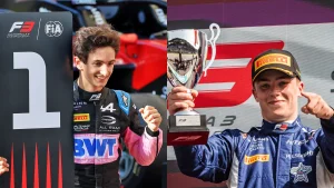 Gabriele Mini and Luke Browning will both step up full-time to F2 in 2025