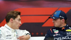 A row between George Russell and Max Verstappen escalated late in the 2024 season
