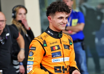 Lando Norris had to battle to take pole for McLaren in Abu Dhabi
