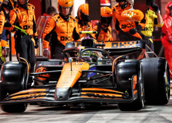 Lando Norris received a 10-second stop and go penalty in the Qatar GP