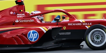 Ferrari driver Maya Weug took her maiden F1 Academy win in the season finale at the Yas Marina Circuit