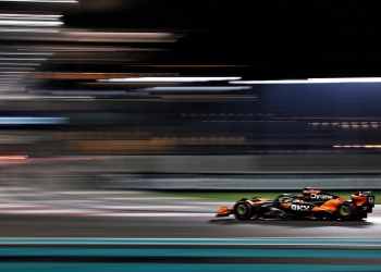 Oscar Piastri took second in qualifying for the Abu Dhabi GP