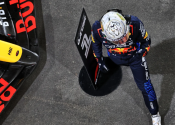 Max Verstappen clocked the quickest time in qualifying at the Qatar GP