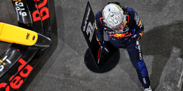 Max Verstappen clocked the quickest time in qualifying at the Qatar GP