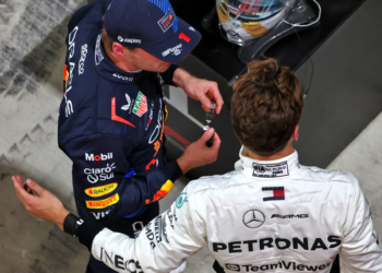 Red Bull criticised George Russell's conduct as Max Verstappen was penalised in Qatar