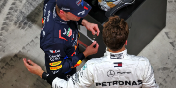 Red Bull criticised George Russell's conduct as Max Verstappen was penalised in Qatar