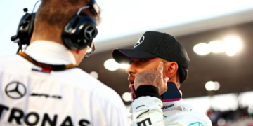 Lewis Hamilton ended the race point-less in Qatar