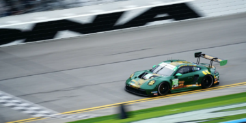 Elliott Skeer claimed the first GTD class pole position for the IMSA 2025 season-opener