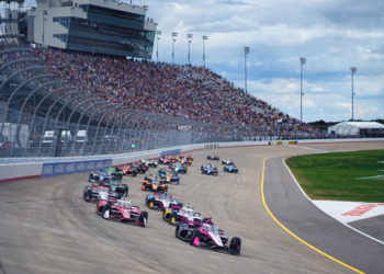 2024 was the first year IndyCar has run at Nashville Superspeedway since 2008. Photo: Kevin Dejewski