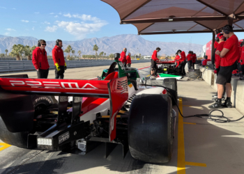 PREMA's first on track running was largely successful. Photo: PREMA