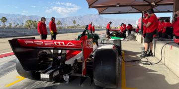 PREMA's first on track running was largely successful. Photo: PREMA