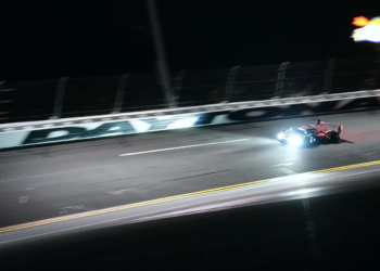 Porsche Penske topped the sole night free practice session in the main 24 Hours of Daytona race meeting