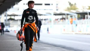 Taylor Barnard of Great Britain and NEOM McLaren Formula E Team during qualifying ahead of the Mexico City E-Prix, Round 2 of the 2025 FIA Formula E World Championship at Autodromo Hermanos Rodriguez on January 11, 2025 in Mexico City, Mexico